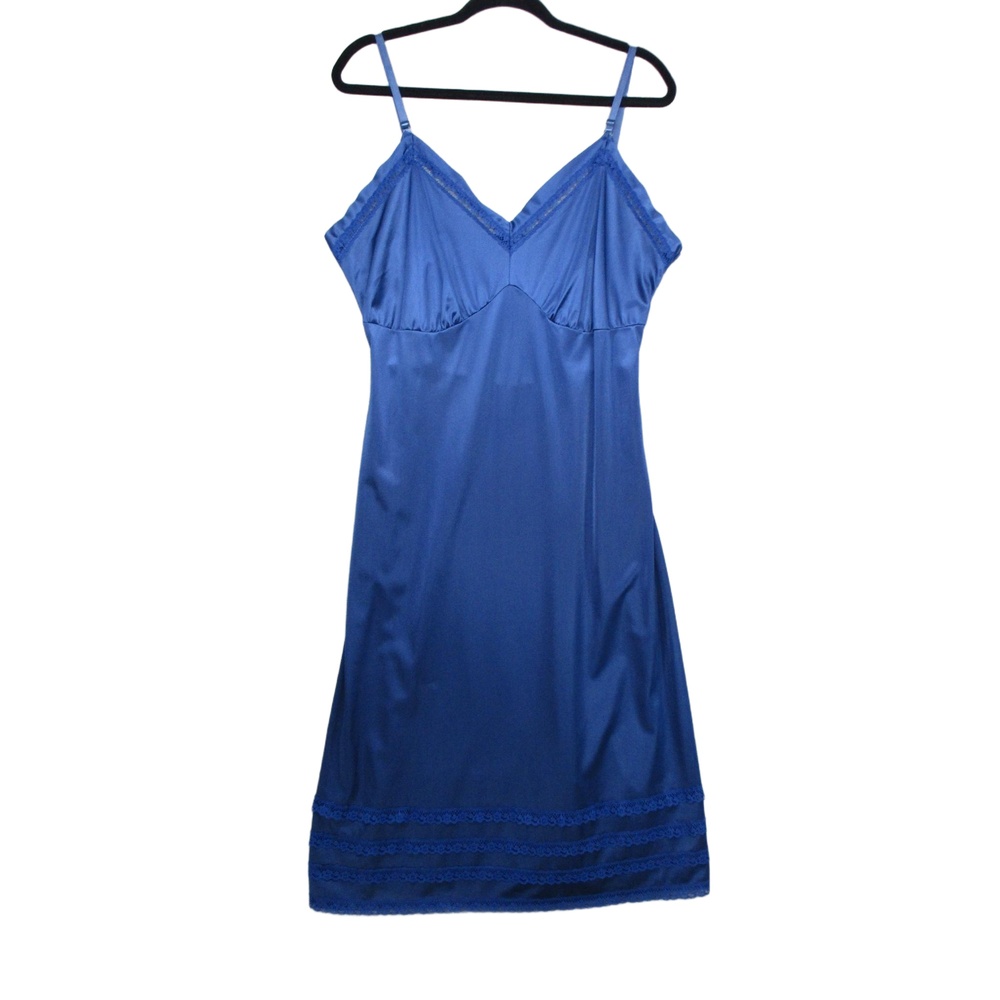 Figurfit Blue Elegant Chic Slip Dress Women Size‎ 42